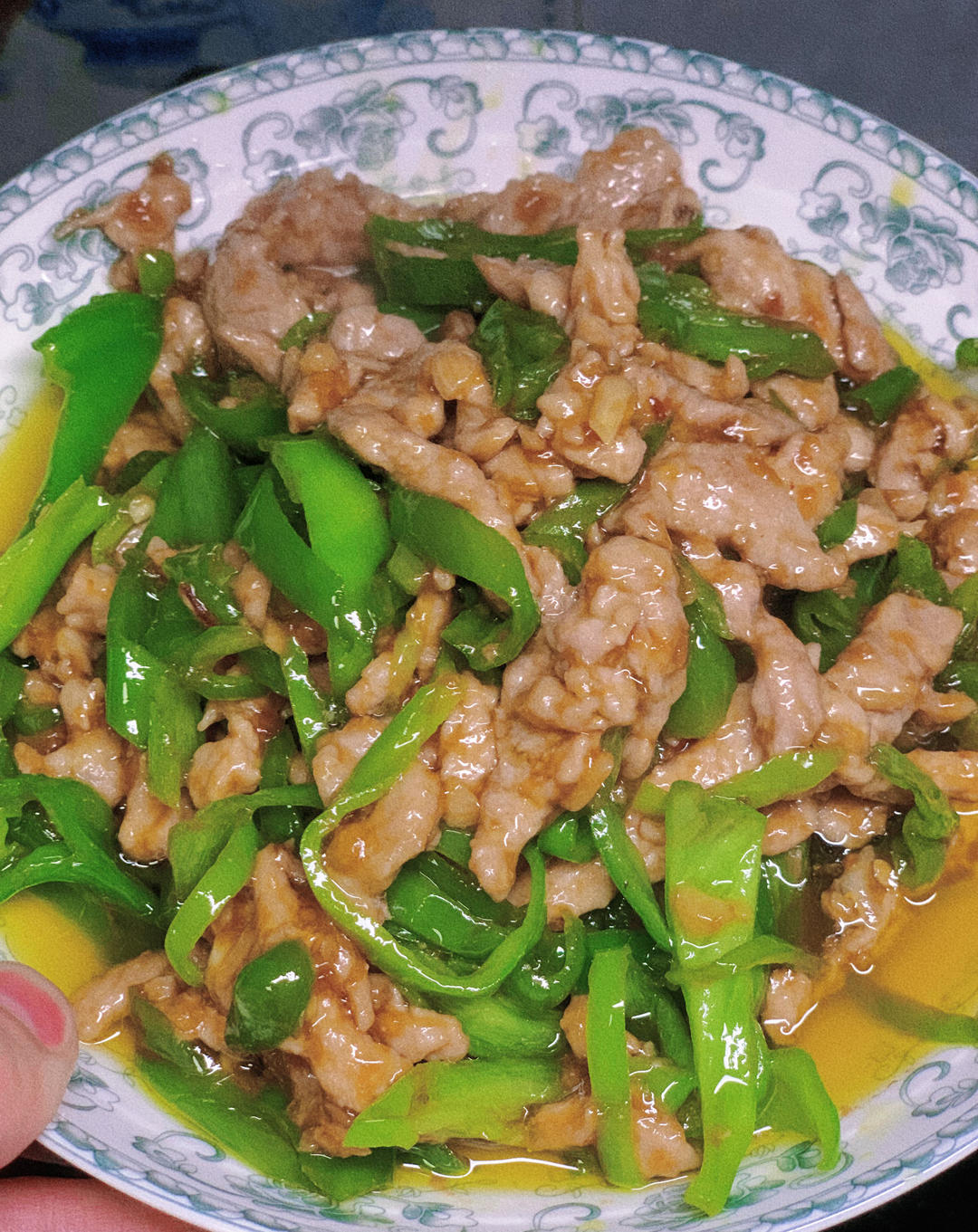 ‼️好吃到舔盘的青椒肉丝盖浇饭