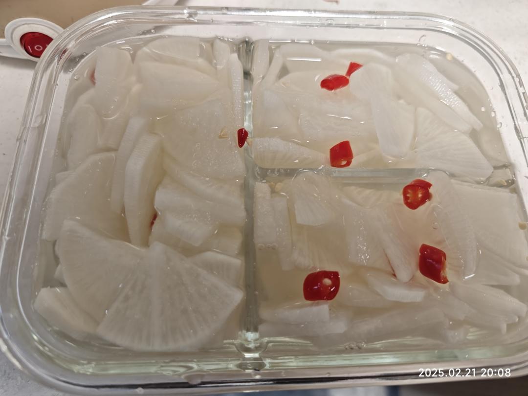 两步法酸甜萝卜泡菜