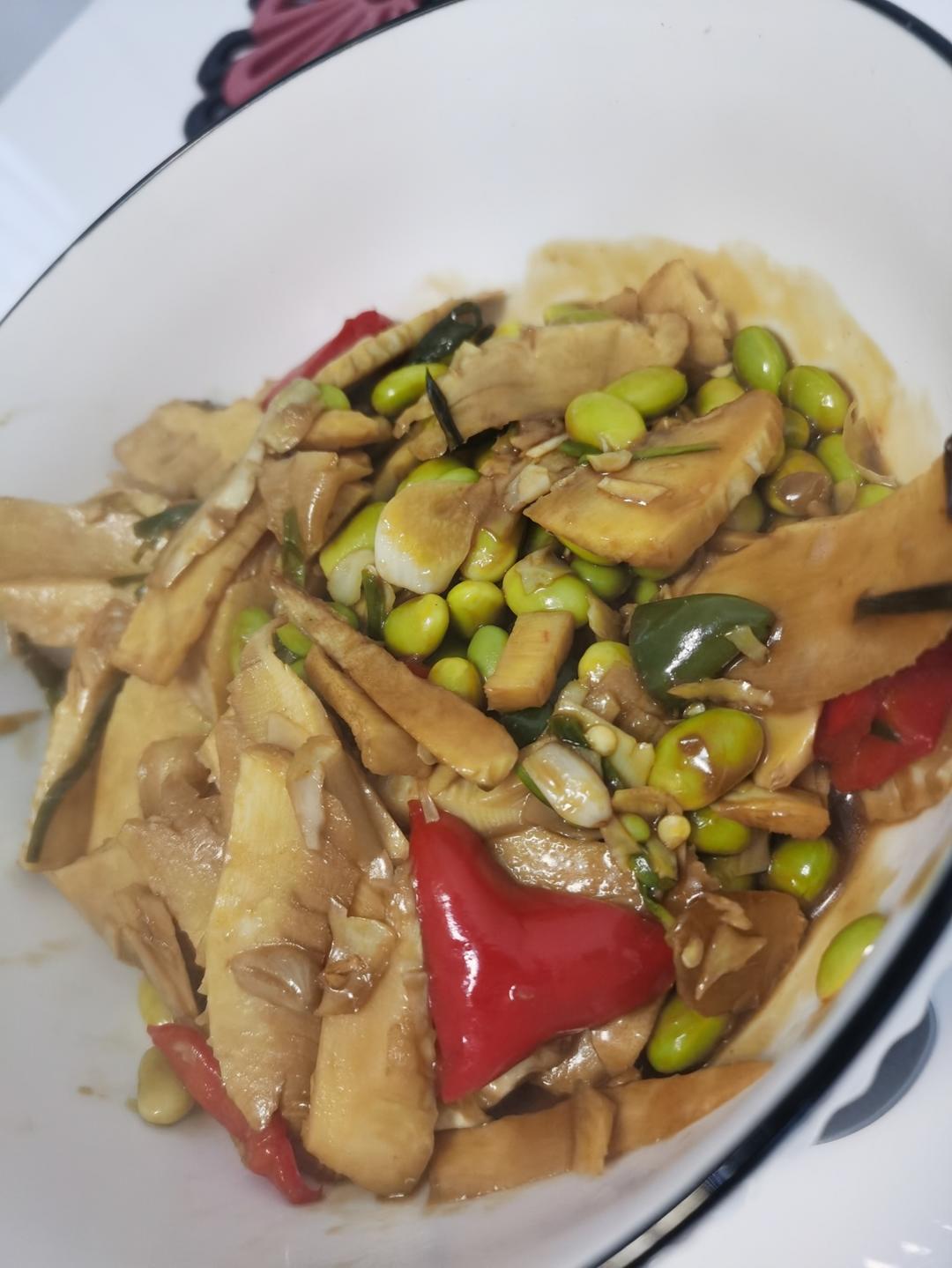 毛豆三丁的做法