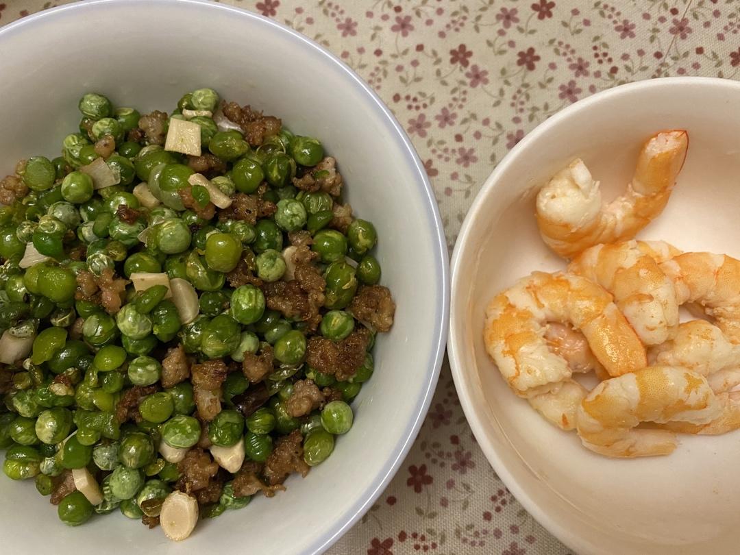 豌豆炒肉末