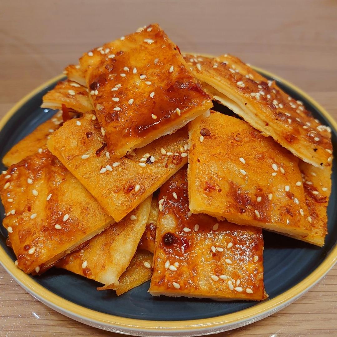 酥的掉渣的酱香饼，老公说都可以开店啦