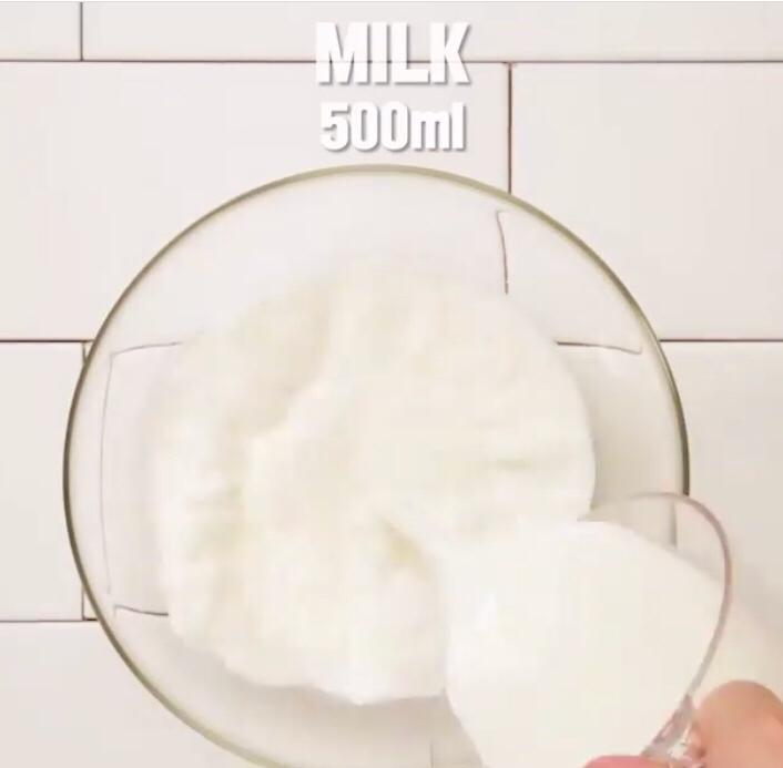 纯奶手撕吐司的做法 步骤1