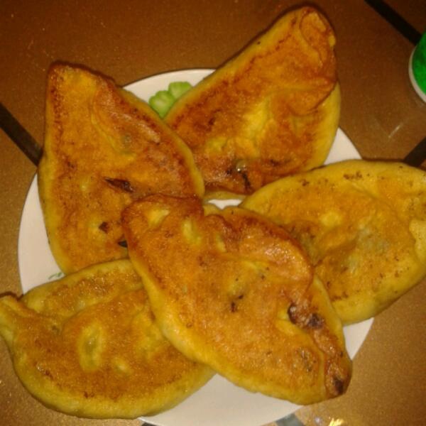 玉米面菜饼子