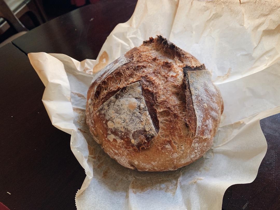 天然酵种50%全麦欧包