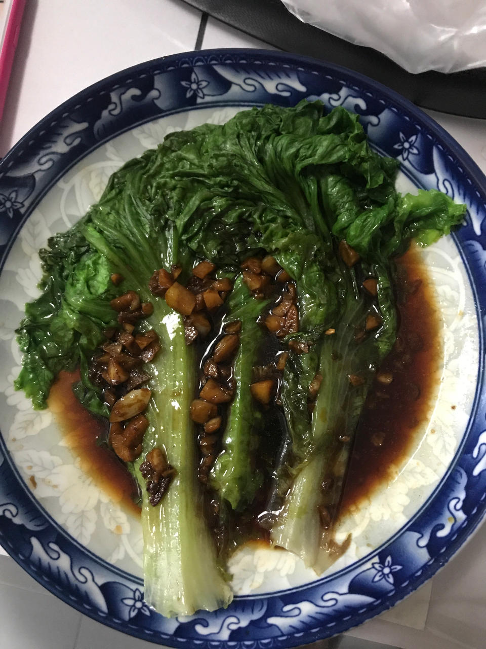 超级好吃低脂低热量的～蚝油生菜