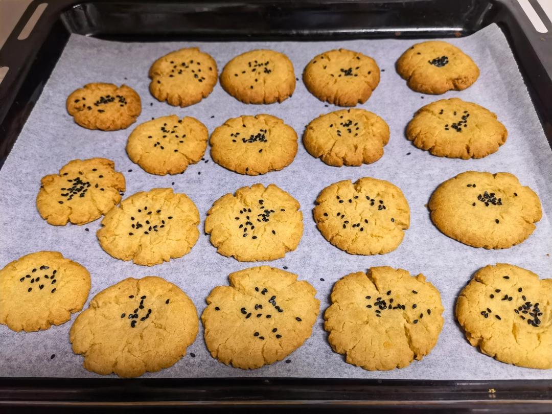 桃酥这么简单，不用打发，不用猪油也酥脆