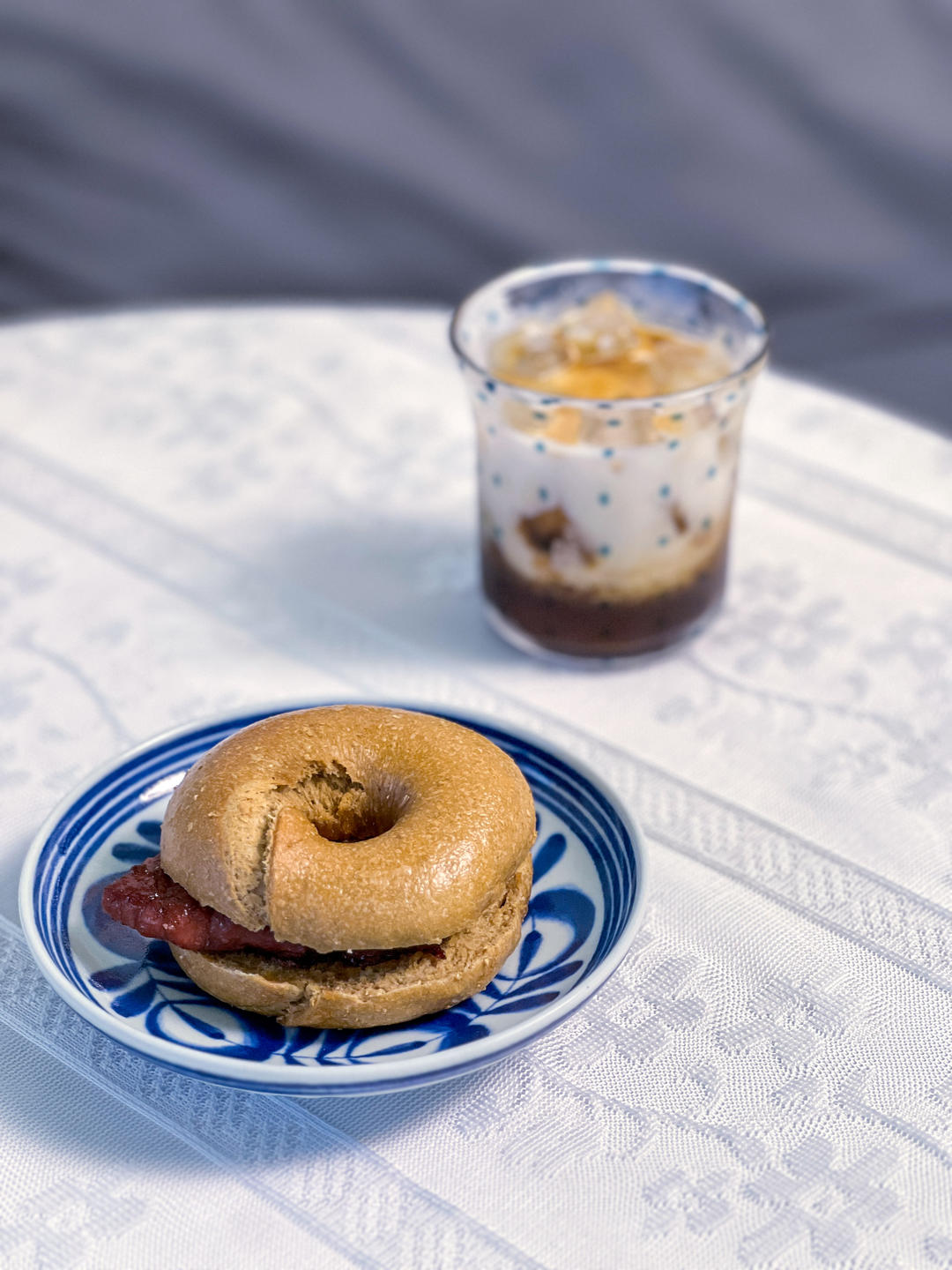 生椰拿铁乳酪贝果🥯浓郁咖啡🥥满口椰香