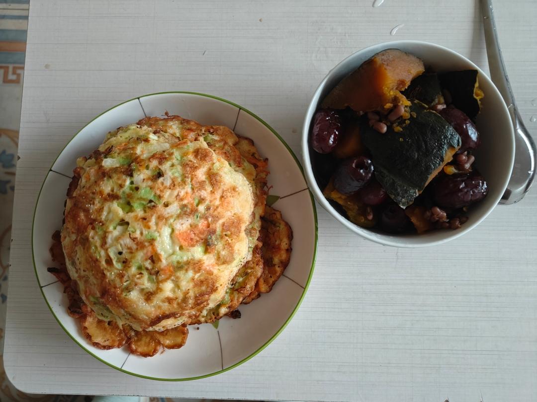 给不爱吃蔬菜的小朋友做蔬菜鸡蛋饼