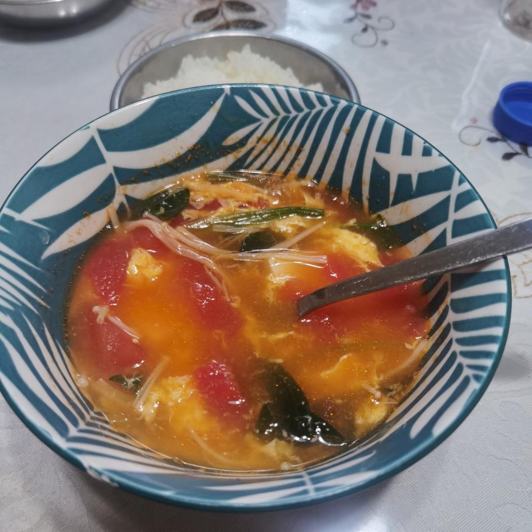 番茄豆腐汤