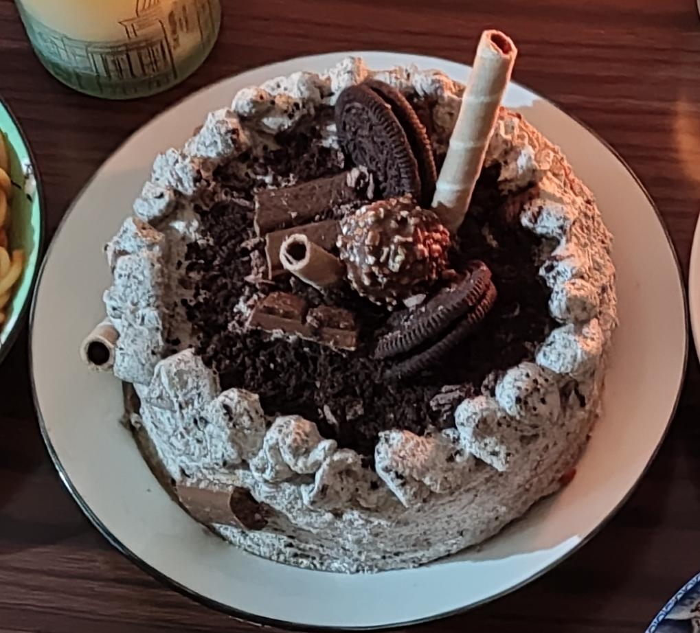 不用裱花的海盐奥利奥奶油蛋糕