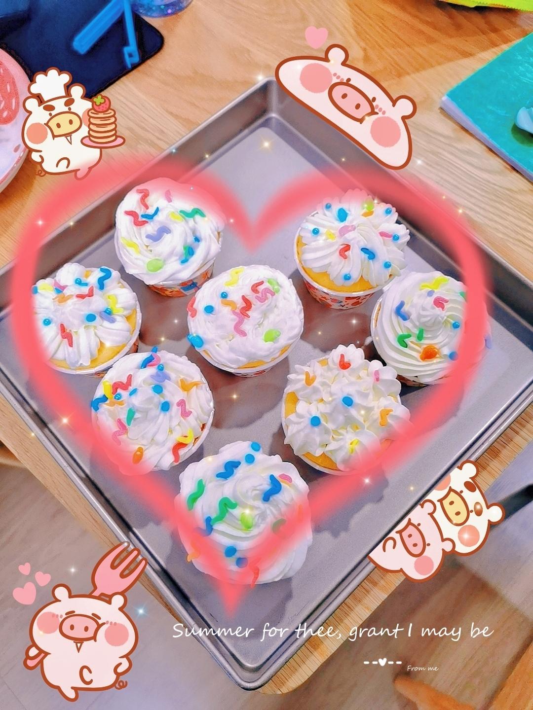 不塌陷不开裂的戚风(杯子、6寸）蛋糕