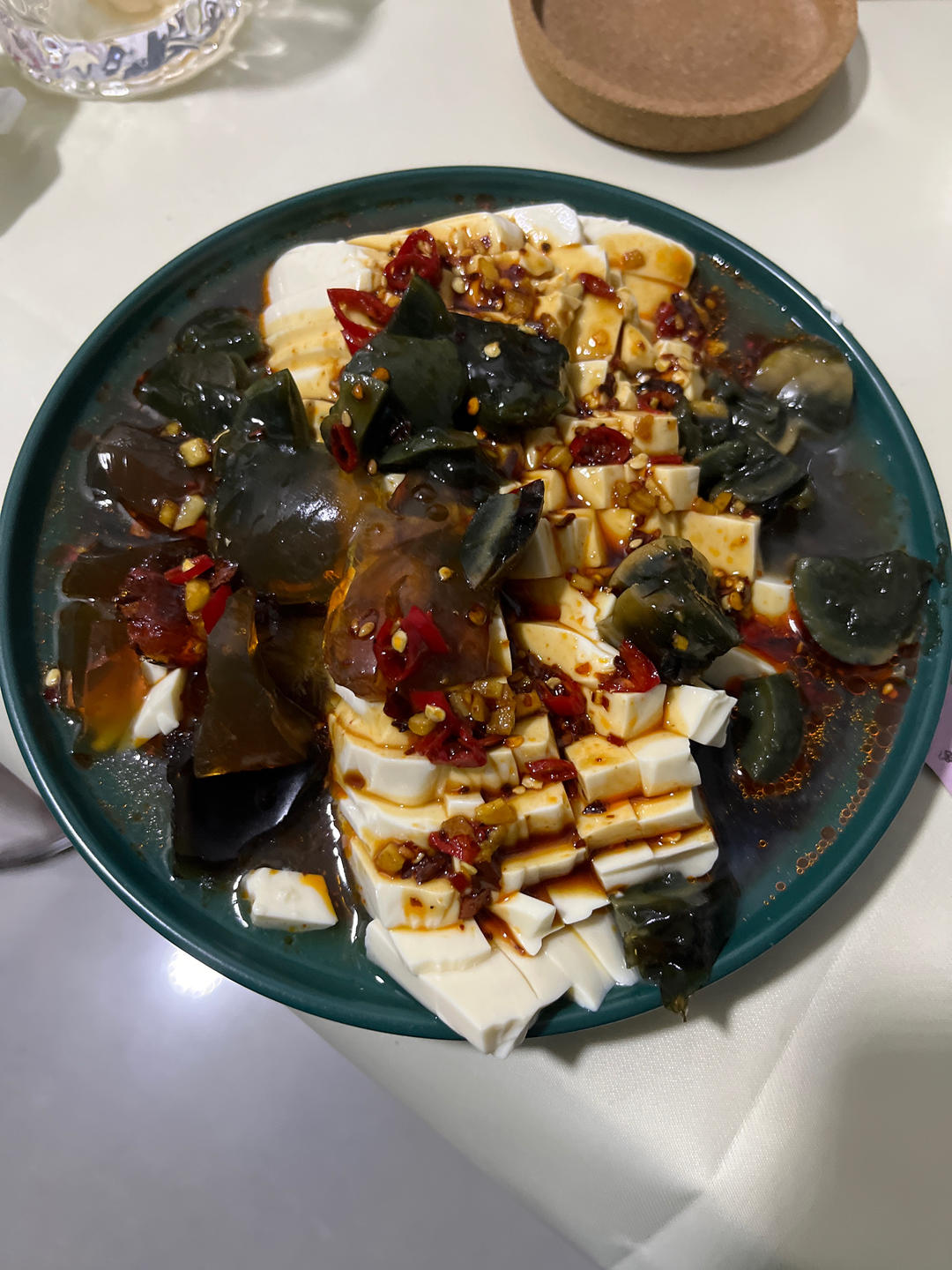 皮蛋拌豆腐