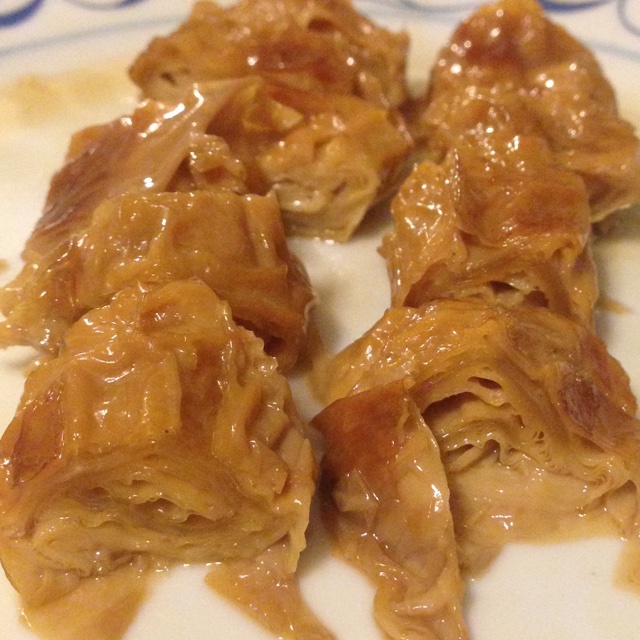 cocochaw做的五香素肠