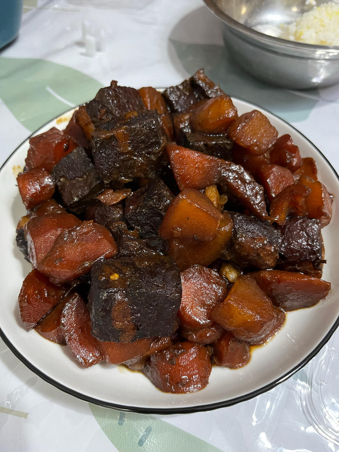 不加香料的红烧牛腱子