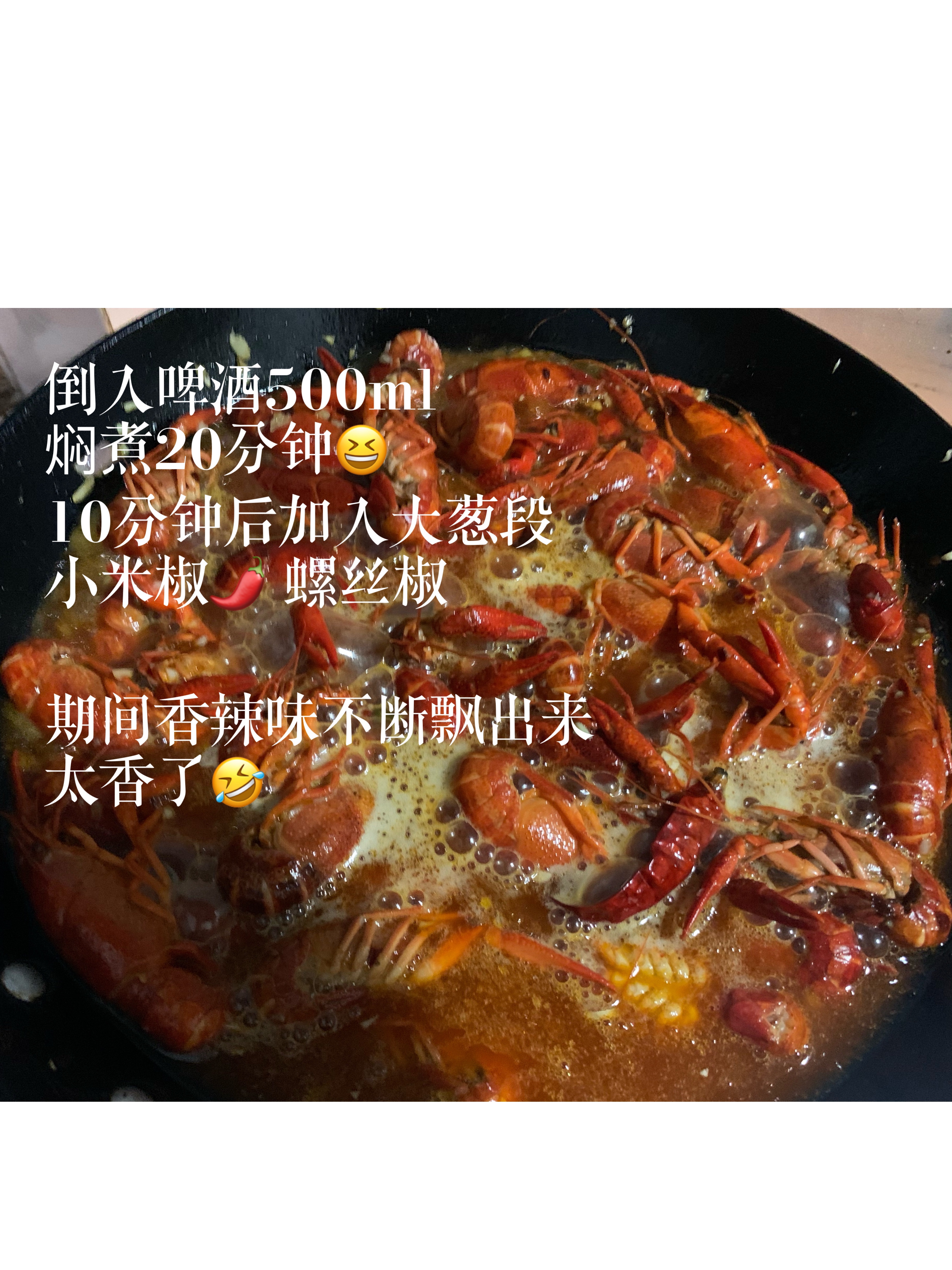 家庭版自制香辣小龙虾👌🏻跟外面餐馆一个味‼️秘密调料-海底捞调料包的做法 步骤7