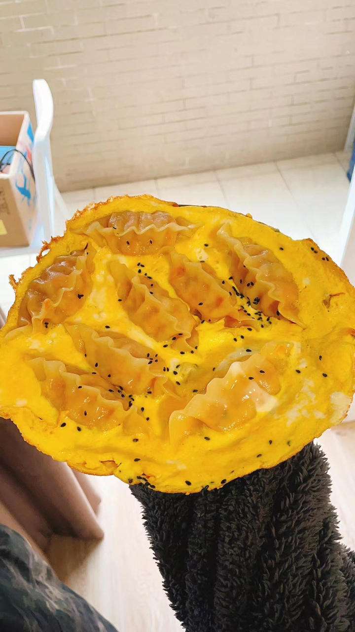 懒人快手抱蛋煎饺