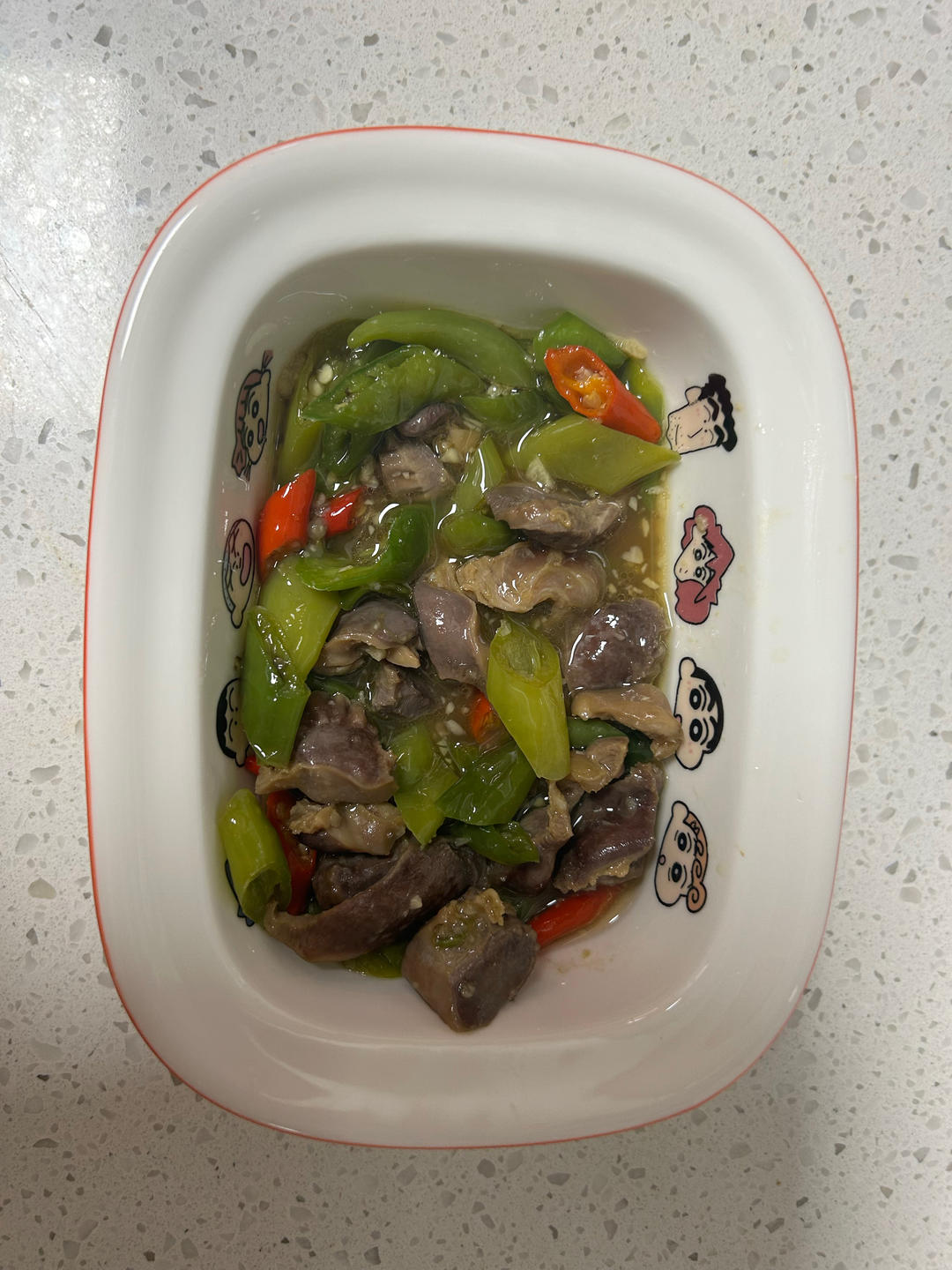 爆炒香辣鸭胗