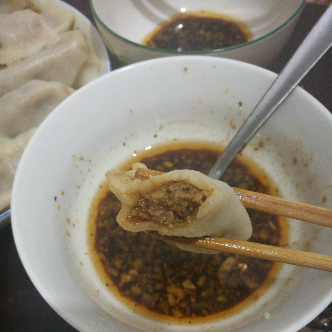白萝卜牛肉水饺