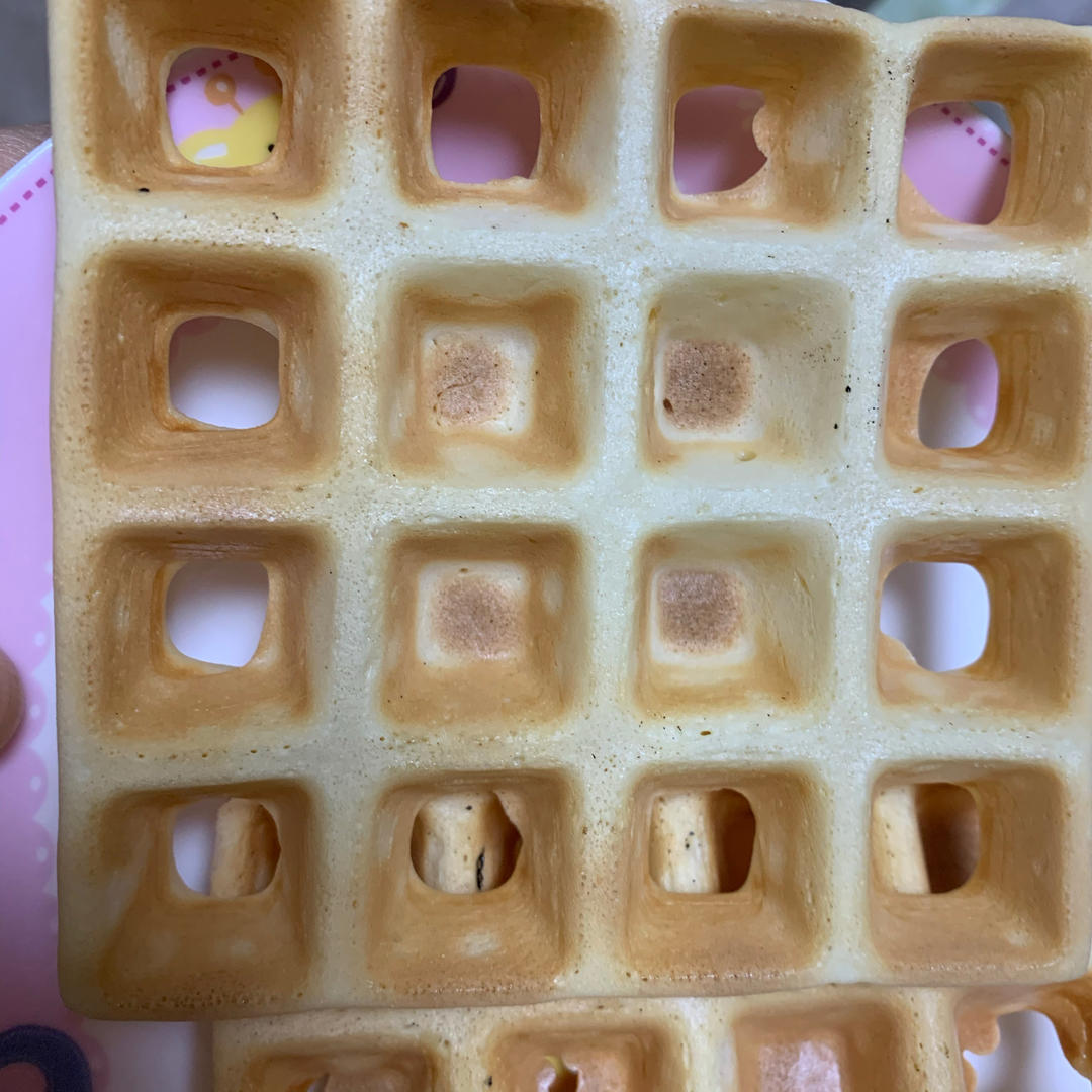 懒人快手早餐~发酵型华夫饼
