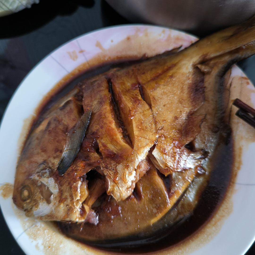 家常红烧鲳鱼