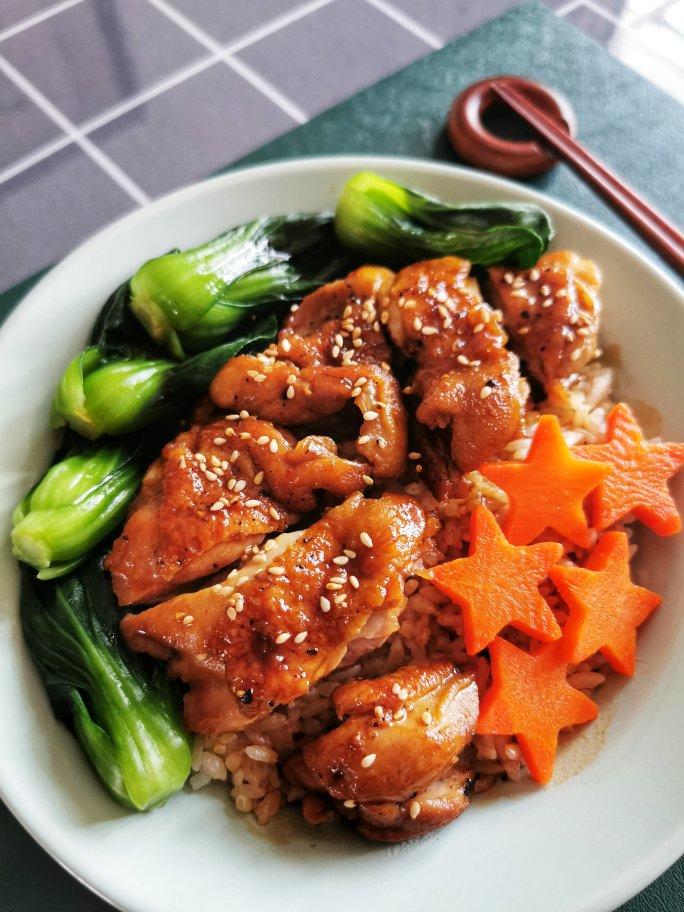 照烧鸡腿饭