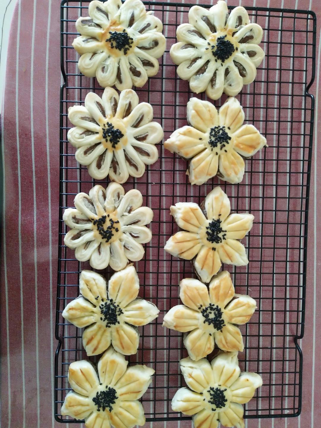 枣泥菊花酥