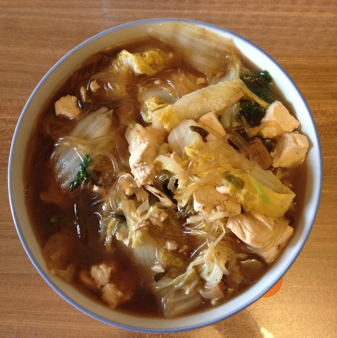 大白菜五花肉炖粉条