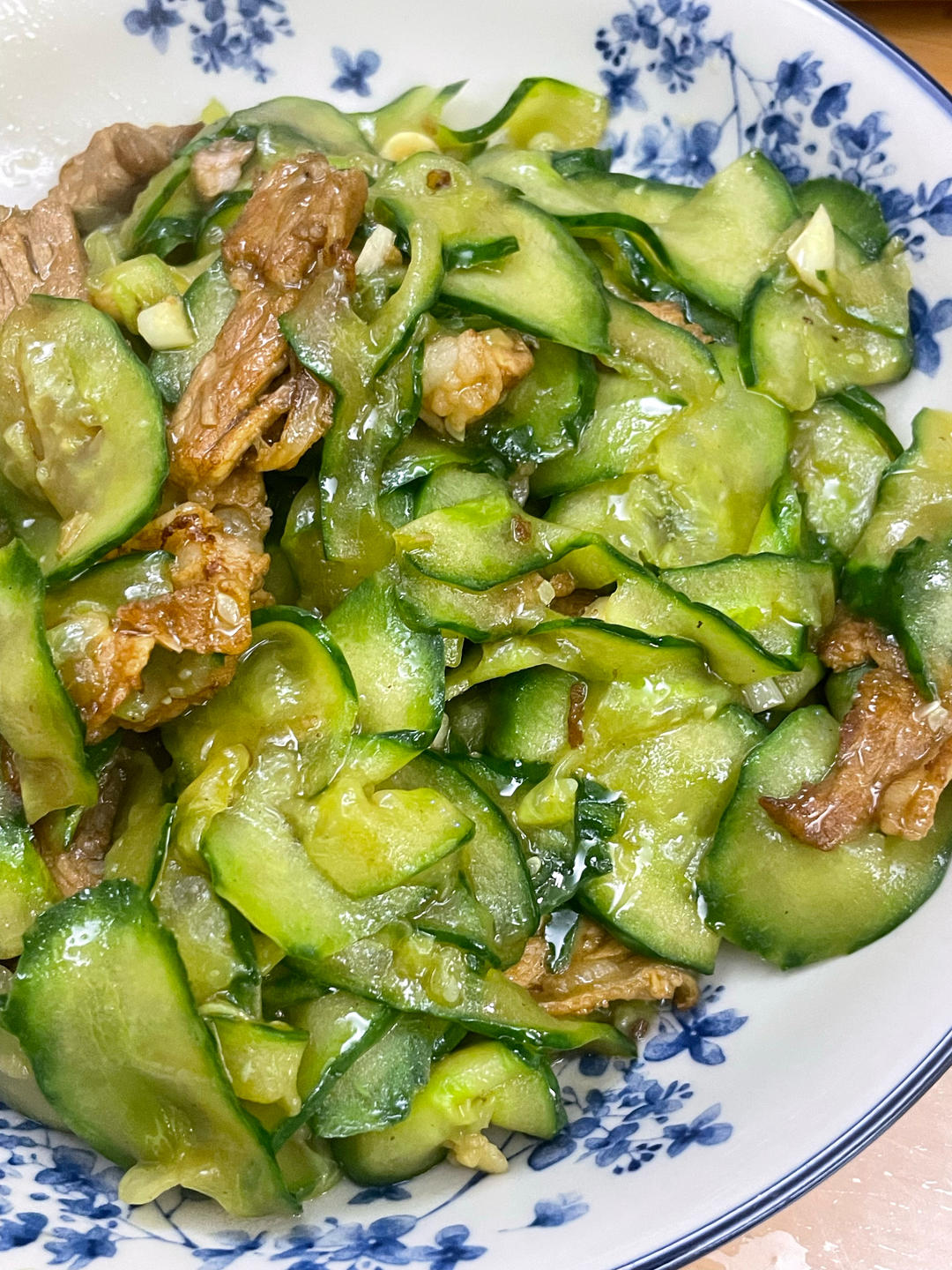 脆黄瓜炒肉