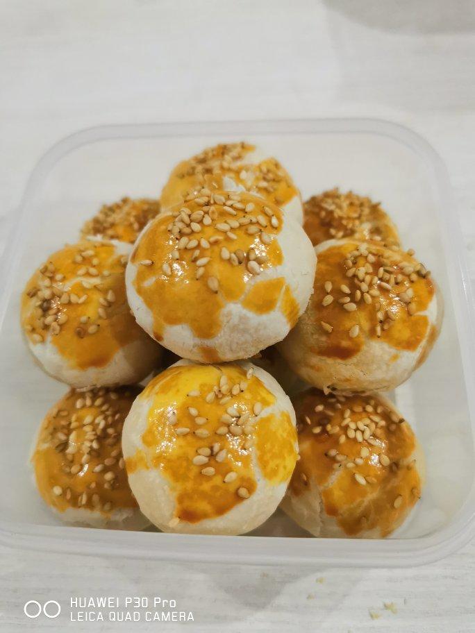 芝麻椒盐牛舌饼（北京小吃）