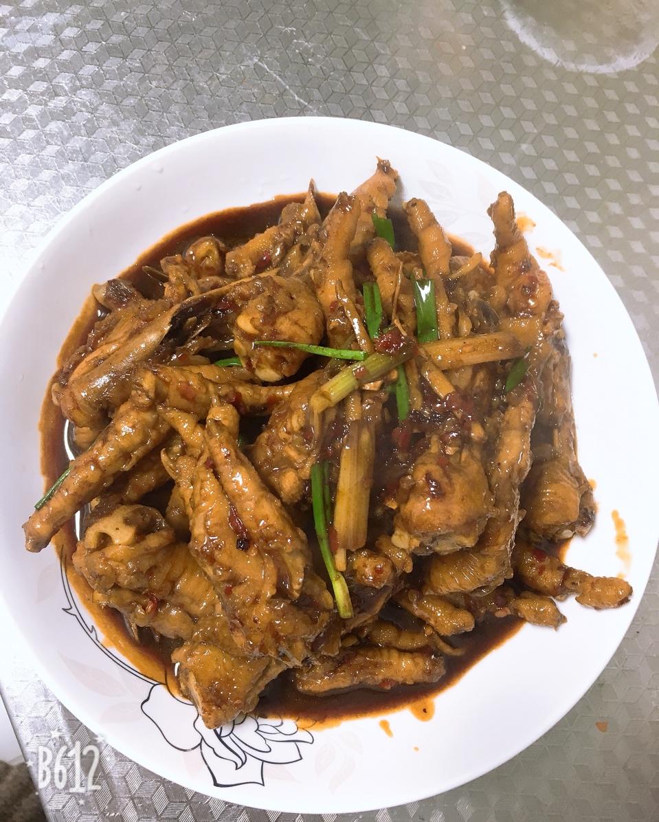 香辣烧鸡爪