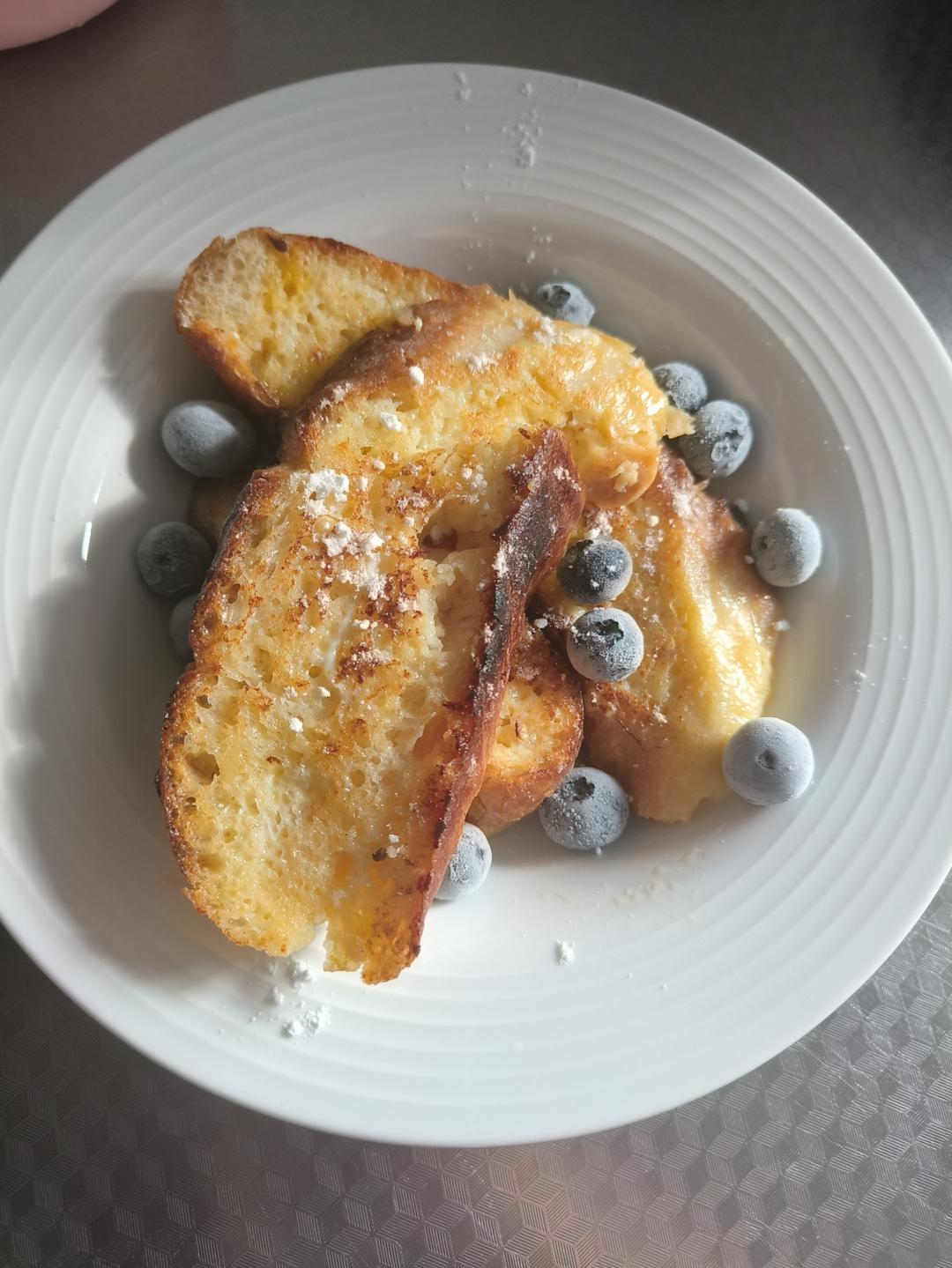 周末懒人brunch 法棍布丁