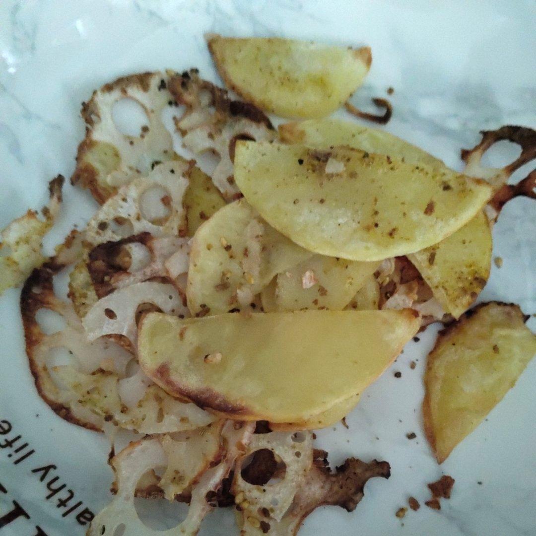 空气炸锅---香炸藕片