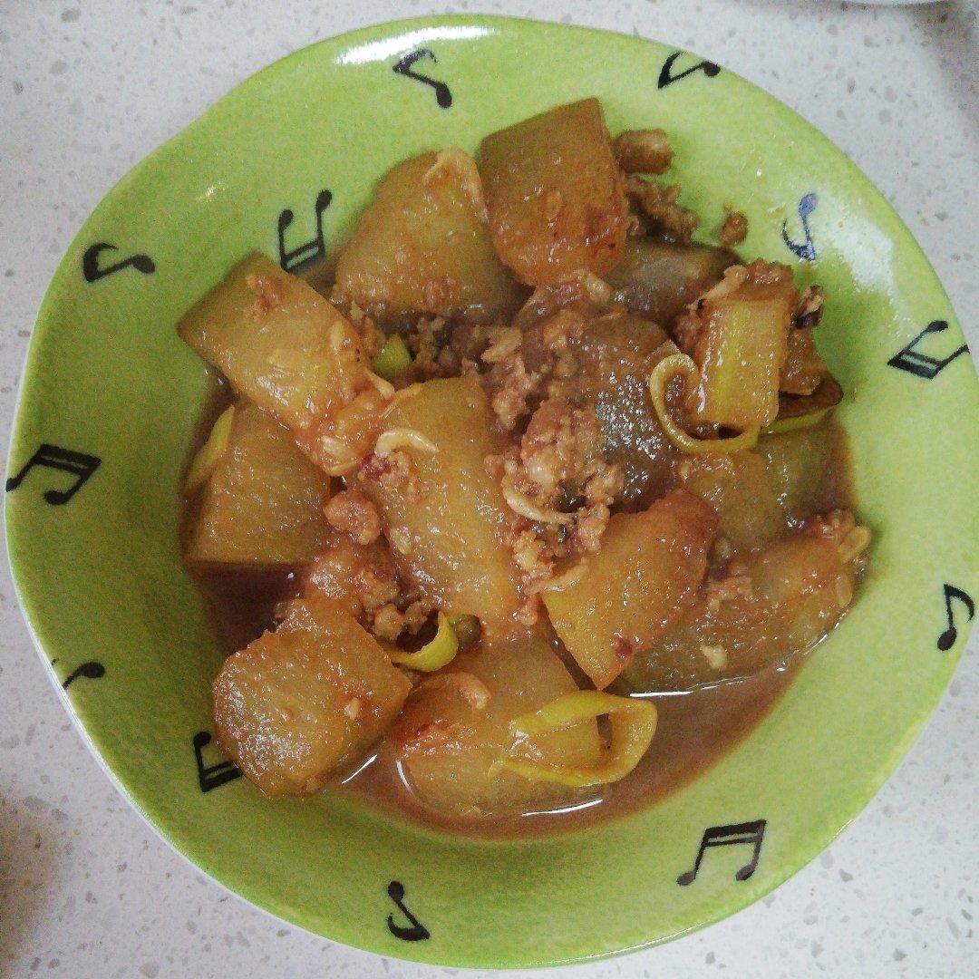 肉末烧冬瓜