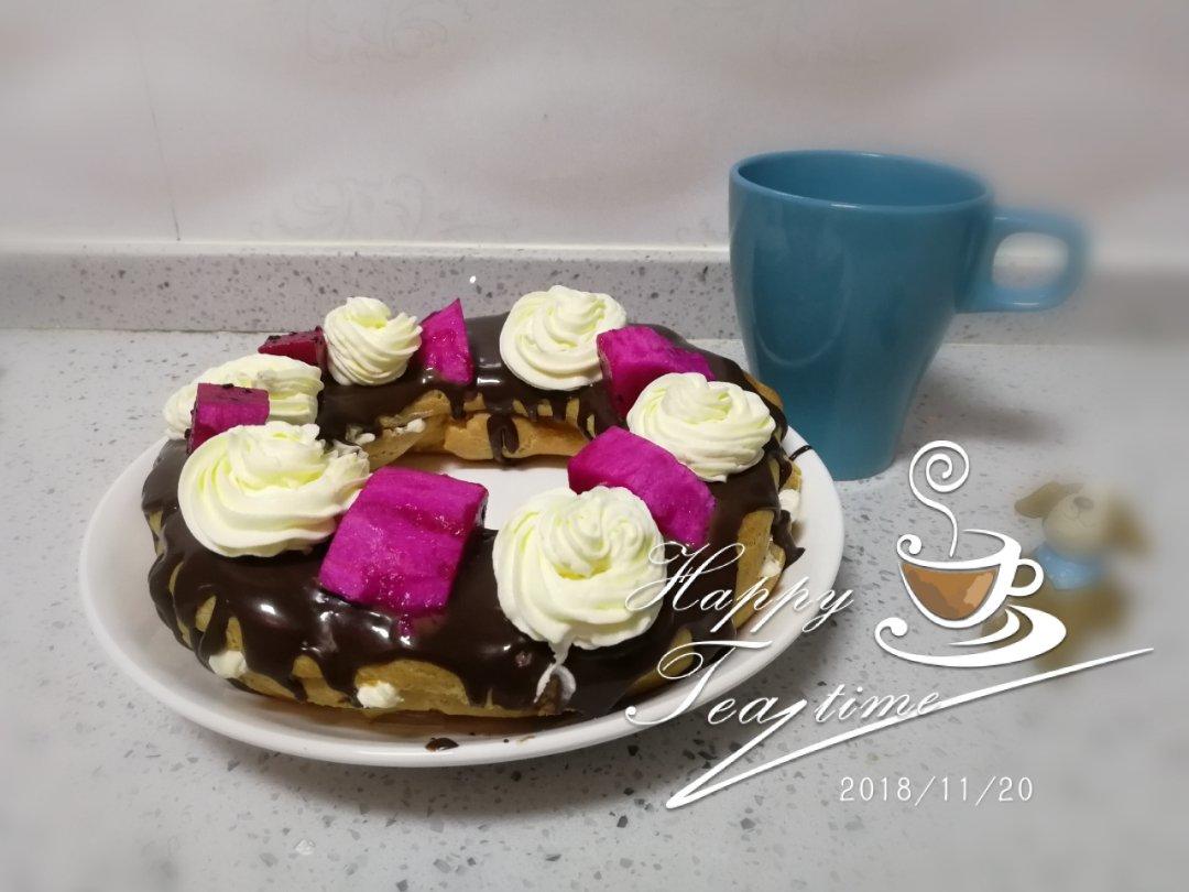 高颜值的花环泡芙