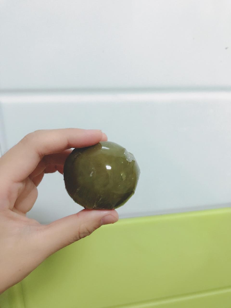 网红青团～～咸蛋黄肉松青团