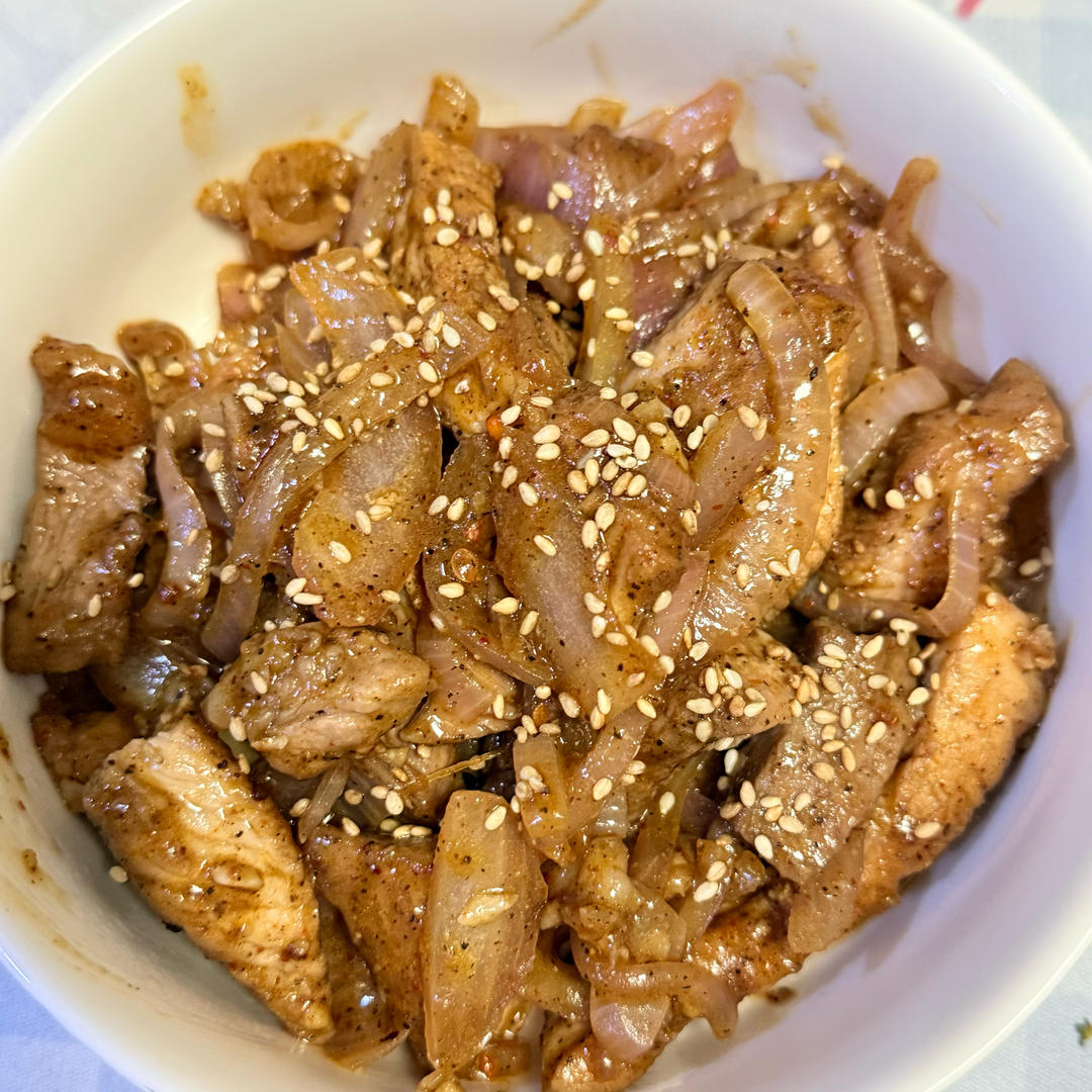 香煎梅花肉～秒光盘