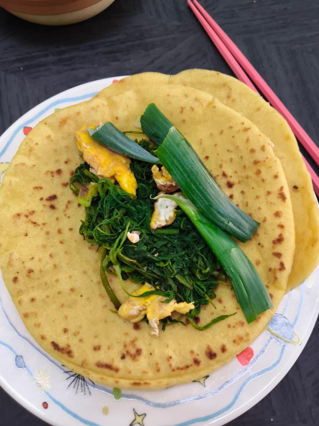 淄博烧烤小饼，柔软又劲道。