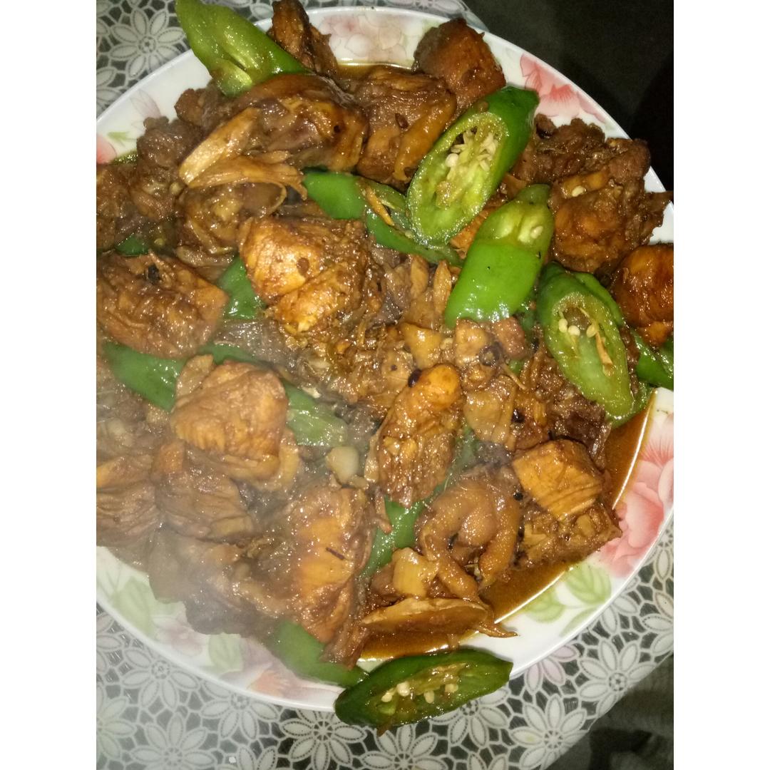 辣椒炒鸡（临沂家常）