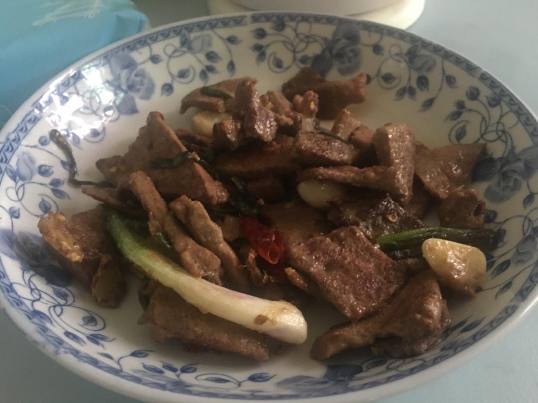 嫩炒猪肝