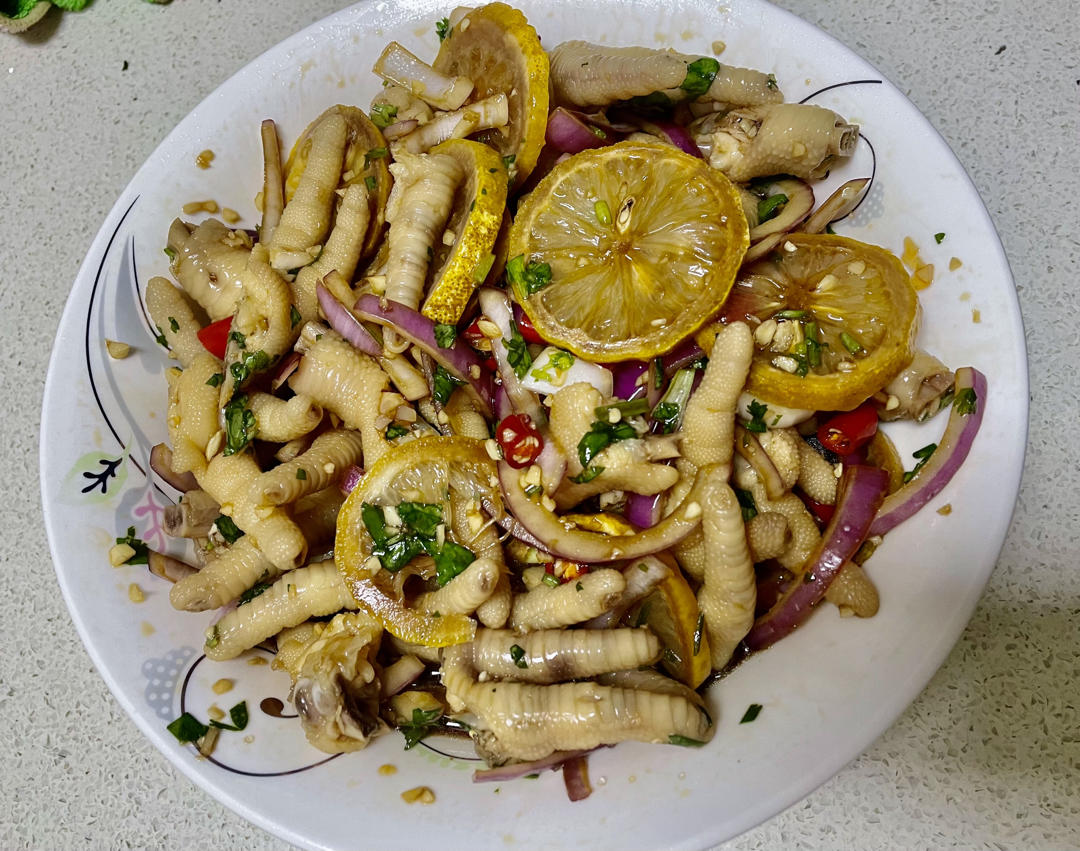 🍋柠檬百香果🌶️酸辣网红鸡爪