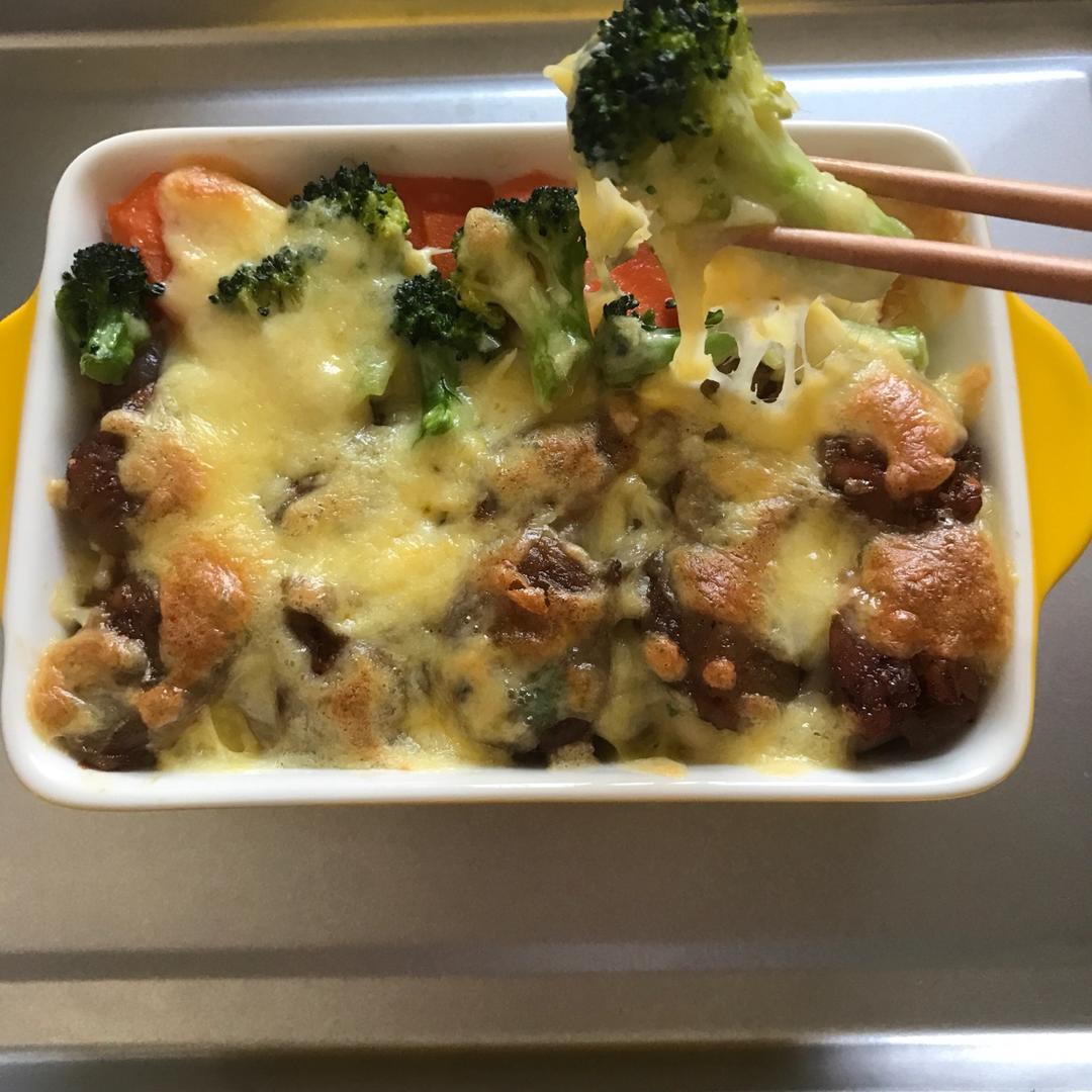 番茄鸡肉浓情焗饭【两人份】