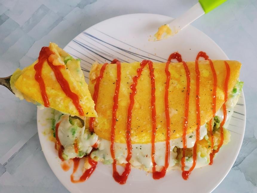 土豆泥芝士蛋饼