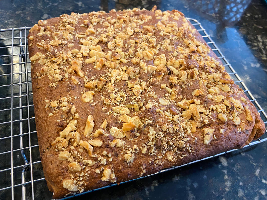 香蕉核桃蛋糕（低油少糖健康版）