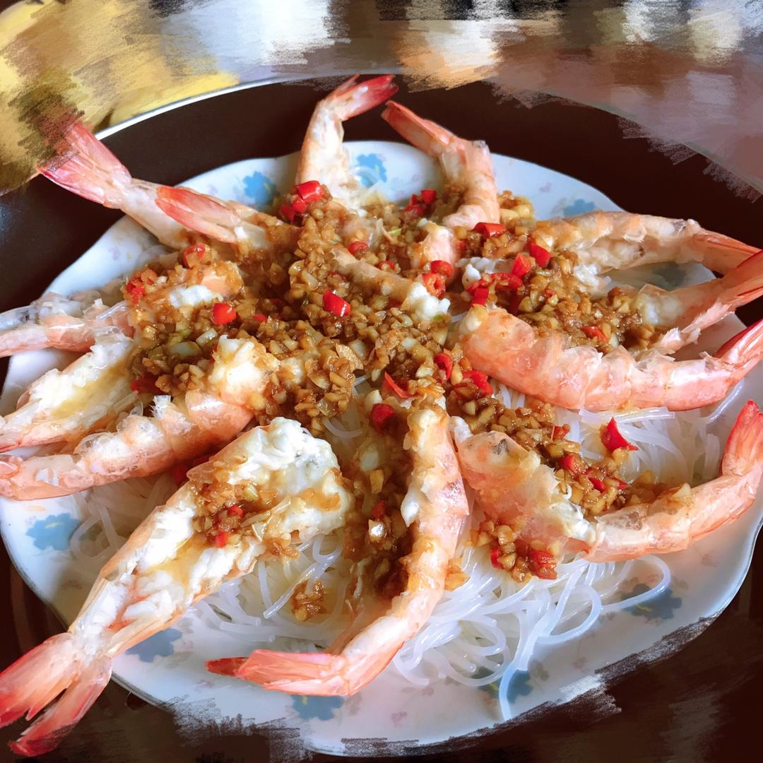 蒜蓉粉丝蒸虾