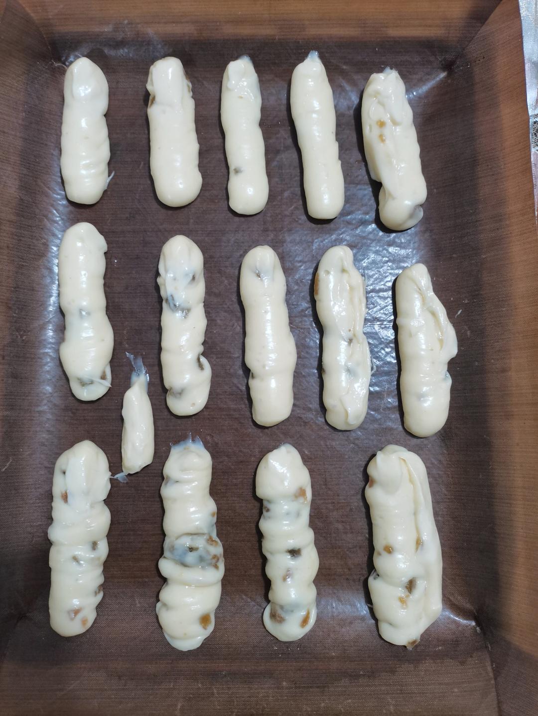 不用预拌粉的手指麻薯包💯成功