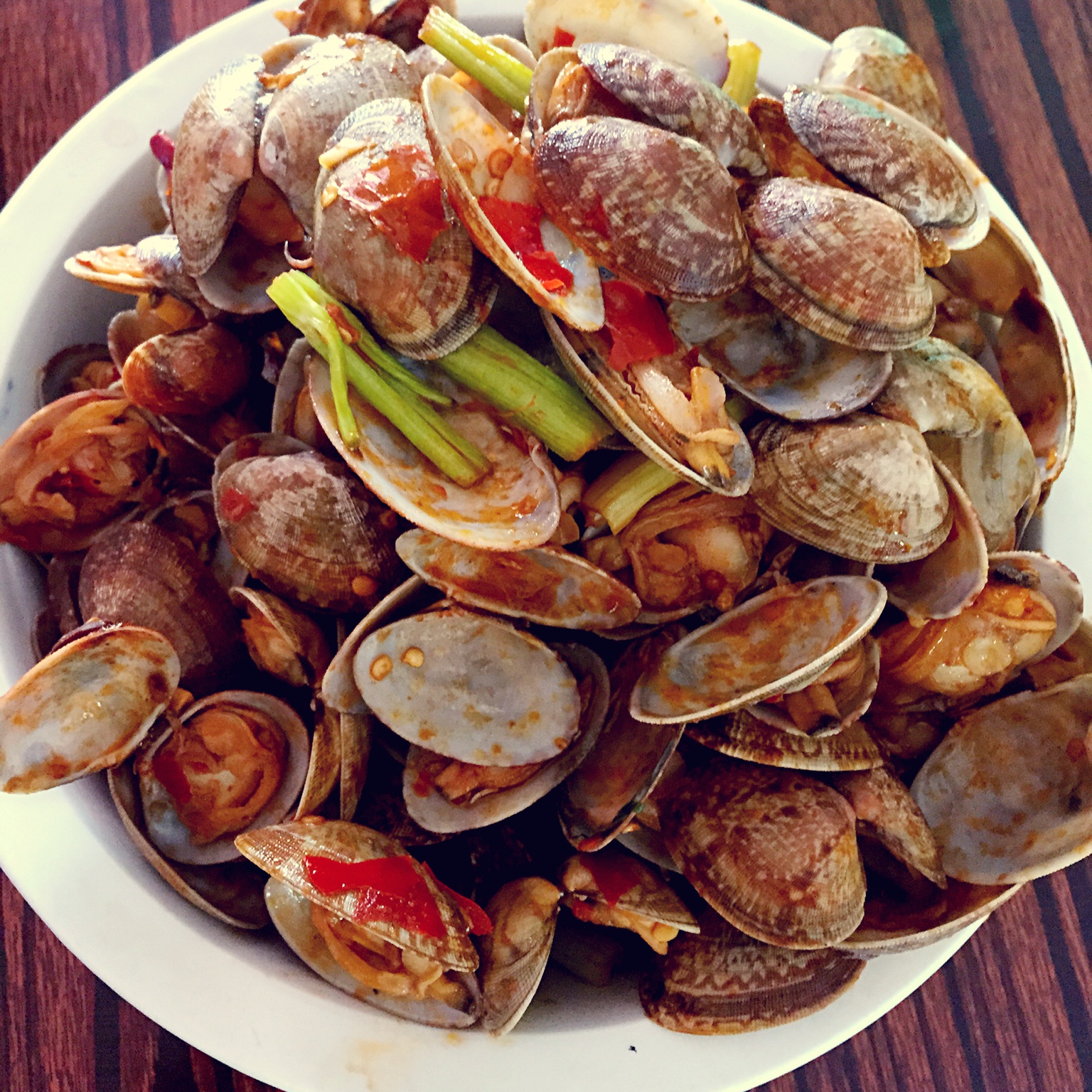 辣炒花蛤