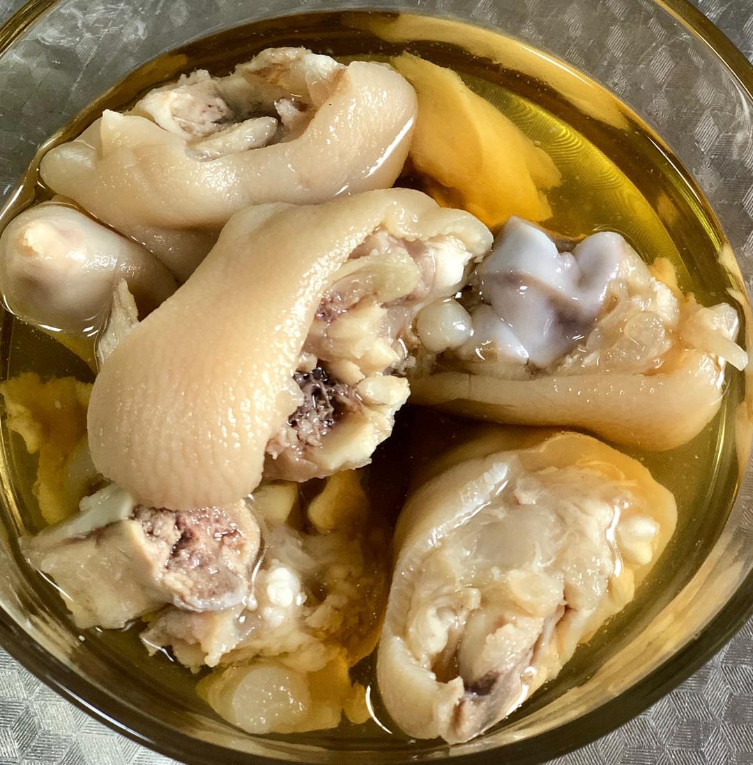 上海朝花夕拾做的糟卤猪蹄