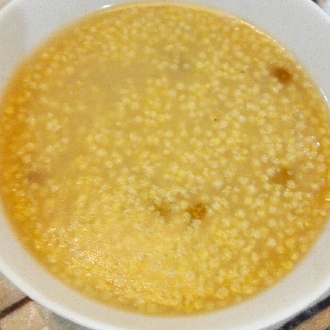 小雅麻麻做的小米绿豆粥