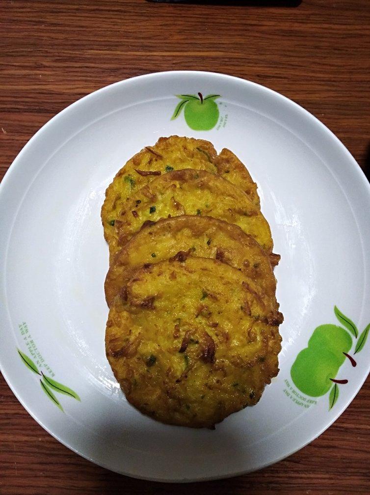 萝卜丝虾皮油墩子