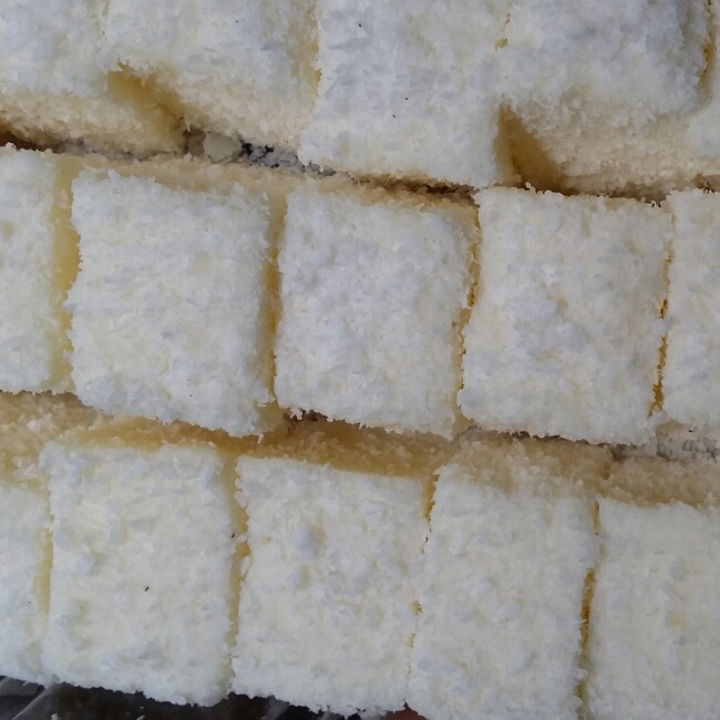 椰蓉牛奶小方